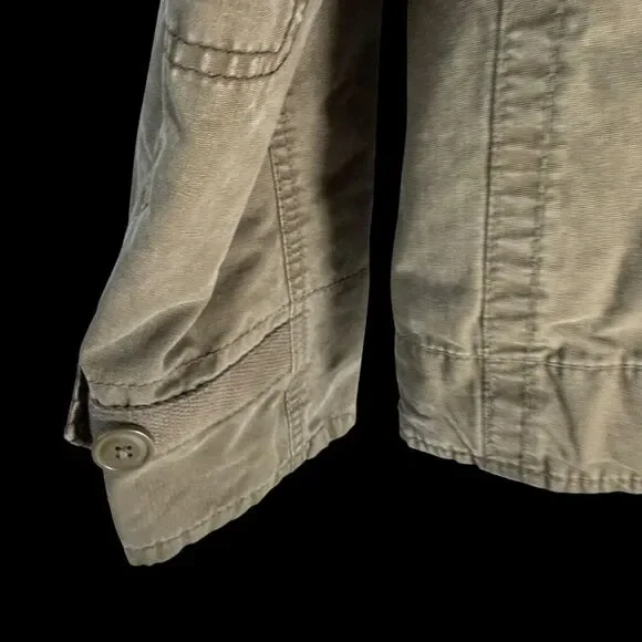 Gap 1969 Alpine Standard Issue Army Green‎ Military Style Utility Jacket Sz M
